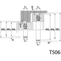 Taśma prowadząca GS 506 5.6x2.5 100-105