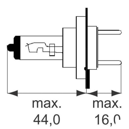 Żarówka halogenowa H7 12V 55W PX26d Safra