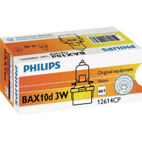 Żarówka sygnalizacyjna 12V 3W B10d Philips