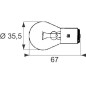 Żarówka BA20s, 24 V, 45 W