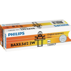 Żarówka sygnalizacyjna 12V 2W BAX8.5d Philips