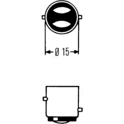 Żarówka P21/5W 12V