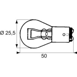 Żarówka P21/5W 12V