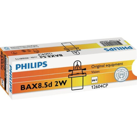 Żarówka sygnalizacyjna 12V 2W B8.5d Philips