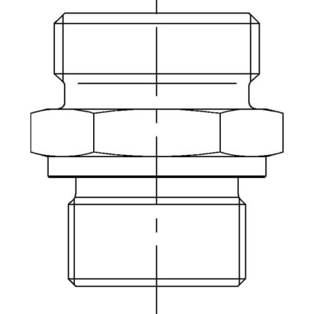 Złącze gwintowane M36x2.0 25S 1NPT