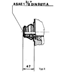 Multiplikator GBF-30-S-2-3.0 (F/Gr3) z tuleją