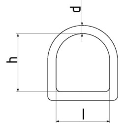 Kółko zgrzewane D ocynk, 6 mm