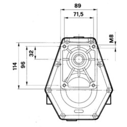 Multiplikator do pomp grupy 2 Typ GBF-20S, z szybkozłączem, przeł. 1:3,5