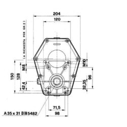 Multiplikator do pomp grupy 3 Typ GBF-30S, z szybkozłączem, przeł. 1:3,8