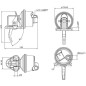 Pompa paliwa zasilająca Kramp, pasuje do Case