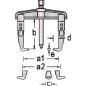 Ściągacz uniwersalny 120 mm