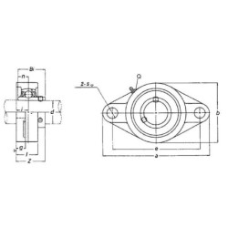 YUCFL205HSKF Housing unit UCFL