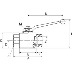 "Zawór kulowy 2/2, 3/4"" BSP"