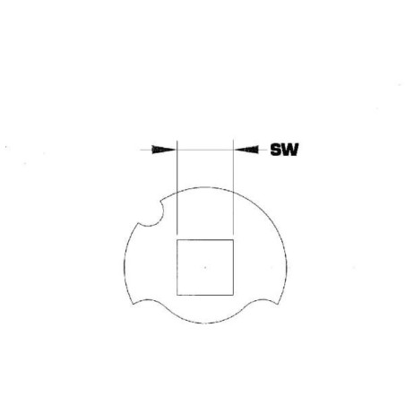 Płytka blokująca 9 mm 180°